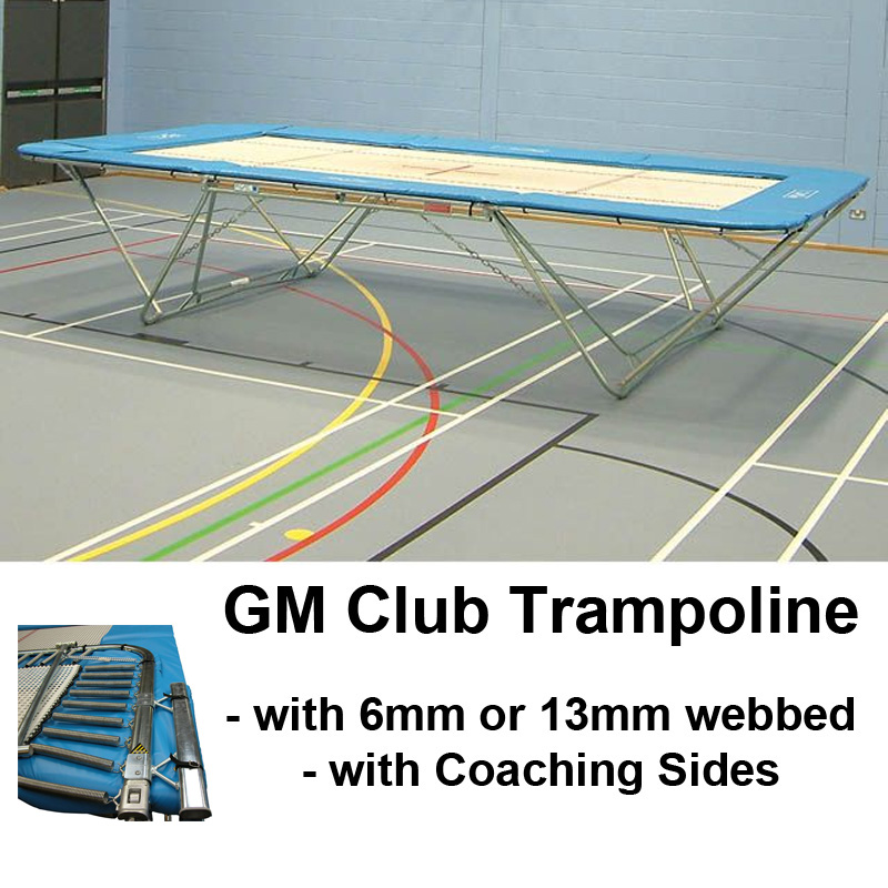 Club Trampoline with Coaching Safety Sides (GM Model)